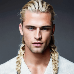 Braided Blonde Hairstyle profile picture for men